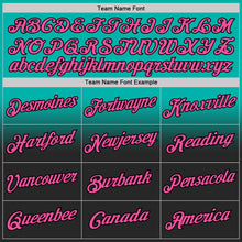 Загрузить изображение в средство просмотра галереи, Custom Stitched Aqua Pink-Black Fade Fashion Sports Pullover Sweatshirt Hoodie