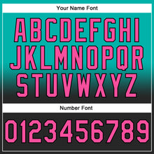 Загрузить изображение в средство просмотра галереи, Custom Stitched Aqua Pink-Black Fade Fashion Sports Pullover Sweatshirt Hoodie