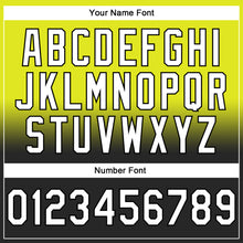 Laden Sie das Bild in den Galerie-Viewer, Custom Stitched Neon Yellow White-Black Fade Fashion Sports Pullover Sweatshirt Hoodie