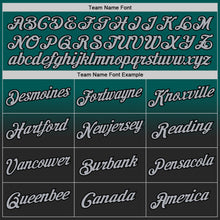 Laden Sie das Bild in den Galerie-Viewer, Custom Stitched Midnight Green Gray-Black Fade Fashion Sports Pullover Sweatshirt Hoodie