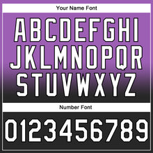 Laden Sie das Bild in den Galerie-Viewer, Custom Stitched Medium Purple White-Black Fade Fashion Sports Pullover Sweatshirt Hoodie