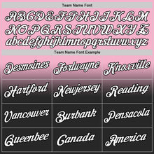 Laden Sie das Bild in den Galerie-Viewer, Custom Stitched Light Pink White-Black Fade Fashion Sports Pullover Sweatshirt Hoodie