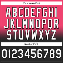 Laden Sie das Bild in den Galerie-Viewer, Custom Stitched Neon Pink White-Black Fade Fashion Sports Pullover Sweatshirt Hoodie