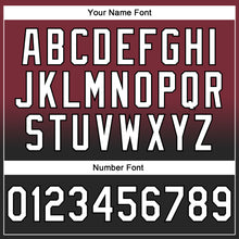 Загрузить изображение в средство просмотра галереи, Custom Stitched Burgundy White-Black Fade Fashion Sports Pullover Sweatshirt Hoodie