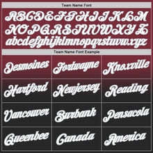 Загрузить изображение в средство просмотра галереи, Custom Stitched Burgundy White Black-Gray Fade Fashion Sports Pullover Sweatshirt Hoodie