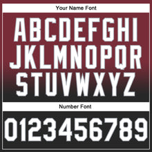 Загрузить изображение в средство просмотра галереи, Custom Stitched Burgundy White Black-Gray Fade Fashion Sports Pullover Sweatshirt Hoodie