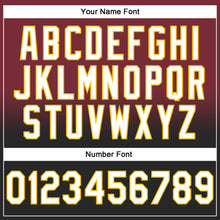 Загрузить изображение в средство просмотра галереи, Custom Stitched Burgundy White Black-Gold Fade Fashion Sports Pullover Sweatshirt Hoodie