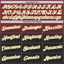 Загрузить изображение в средство просмотра галереи, Custom Stitched Burgundy White Black-Old Gold Fade Fashion Sports Pullover Sweatshirt Hoodie