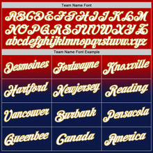 Charger l'image dans la galerie, Custom Stitched Red White Navy-Old Gold Fade Fashion Sports Pullover Sweatshirt Hoodie