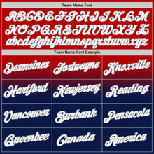 Charger l'image dans la galerie, Custom Stitched Red White Navy-Gray Fade Fashion Sports Pullover Sweatshirt Hoodie