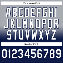 Load image into Gallery viewer, Custom Stitched Gray White-Navy Fade Fashion Sports Pullover Sweatshirt Hoodie