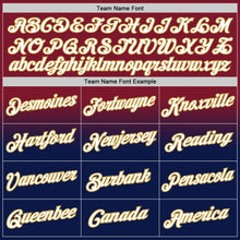 Laden Sie das Bild in den Galerie-Viewer, Custom Stitched Crimson White Navy-Old Gold Fade Fashion Sports Pullover Sweatshirt Hoodie