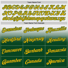 Laden Sie das Bild in den Galerie-Viewer, Custom Stitched White Gold-Green Fade Fashion Sports Pullover Sweatshirt Hoodie