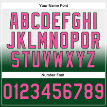 Laden Sie das Bild in den Galerie-Viewer, Custom Stitched White Pink-Green Fade Fashion Sports Pullover Sweatshirt Hoodie