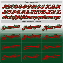 Laden Sie das Bild in den Galerie-Viewer, Custom Stitched White Red-Green Fade Fashion Sports Pullover Sweatshirt Hoodie