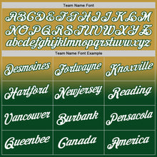 Load image into Gallery viewer, Custom Stitched Old Gold White-Green Fade Fashion Sports Pullover Sweatshirt Hoodie