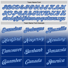 Laden Sie das Bild in den Galerie-Viewer, Custom Stitched White Light Blue-Royal Fade Fashion Sports Pullover Sweatshirt Hoodie