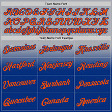 Charger l'image dans la galerie, Custom Stitched Gray Orange-Royal Fade Fashion Sports Pullover Sweatshirt Hoodie