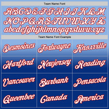 Load image into Gallery viewer, Custom Stitched Light Blue White Royal-Red Fade Fashion Sports Pullover Sweatshirt Hoodie