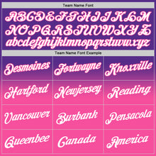 Load image into Gallery viewer, Custom Stitched Purple White-Pink Fade Fashion Sports Pullover Sweatshirt Hoodie