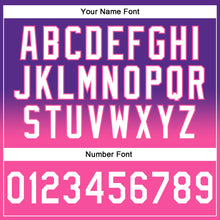 Load image into Gallery viewer, Custom Stitched Purple White-Pink Fade Fashion Sports Pullover Sweatshirt Hoodie