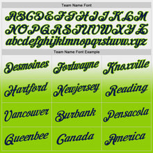 Laden Sie das Bild in den Galerie-Viewer, Custom Stitched White Navy-Neon Green Fade Fashion Sports Pullover Sweatshirt Hoodie