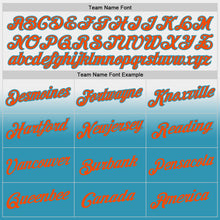 Laden Sie das Bild in den Galerie-Viewer, Custom Stitched White Orange-Panther Blue Fade Fashion Sports Pullover Sweatshirt Hoodie