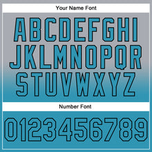 Charger l'image dans la galerie, Custom Stitched Gray Panther Blue-Black Fade Fashion Sports Pullover Sweatshirt Hoodie