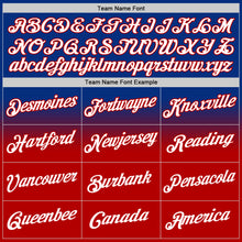 Загрузить изображение в средство просмотра галереи, Custom Stitched Royal White-Red Fade Fashion Sports Pullover Sweatshirt Hoodie