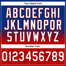 Загрузить изображение в средство просмотра галереи, Custom Stitched Royal White-Red Fade Fashion Sports Pullover Sweatshirt Hoodie