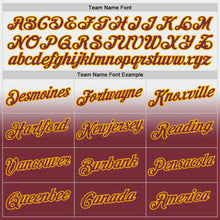 Laden Sie das Bild in den Galerie-Viewer, Custom Stitched White Burgundy-Gold Fade Fashion Sports Pullover Sweatshirt Hoodie