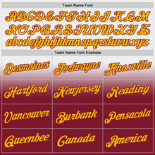 Laden Sie das Bild in den Galerie-Viewer, Custom Stitched White Gold-Crimson Fade Fashion Sports Pullover Sweatshirt Hoodie