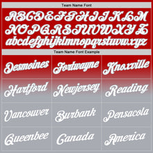 Charger l'image dans la galerie, Custom Stitched Red White-Gray Fade Fashion Sports Pullover Sweatshirt Hoodie