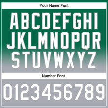 Load image into Gallery viewer, Custom Stitched Kelly Green White-Gray Fade Fashion Sports Pullover Sweatshirt Hoodie