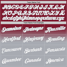 Laden Sie das Bild in den Galerie-Viewer, Custom Stitched Crimson White-Gray Fade Fashion Sports Pullover Sweatshirt Hoodie