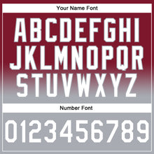 Laden Sie das Bild in den Galerie-Viewer, Custom Stitched Crimson White-Gray Fade Fashion Sports Pullover Sweatshirt Hoodie