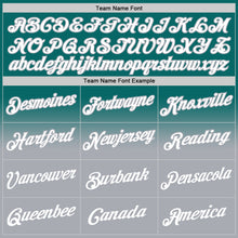 Загрузить изображение в средство просмотра галереи, Custom Stitched Teal White-Gray Fade Fashion Sports Pullover Sweatshirt Hoodie