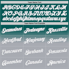 Load image into Gallery viewer, Custom Stitched Midnight Green White-Gray Fade Fashion Sports Pullover Sweatshirt Hoodie