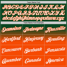 Laden Sie das Bild in den Galerie-Viewer, Custom Stitched Green White-Orange Fade Fashion Sports Pullover Sweatshirt Hoodie