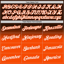 Load image into Gallery viewer, Custom Stitched Brown White-Orange Fade Fashion Sports Pullover Sweatshirt Hoodie