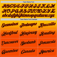 Load image into Gallery viewer, Custom Stitched Gold Black-Orange Fade Fashion Sports Pullover Sweatshirt Hoodie