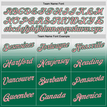 Laden Sie das Bild in den Galerie-Viewer, Custom Stitched White Medium Pink-Kelly Green Fade Fashion Sports Pullover Sweatshirt Hoodie