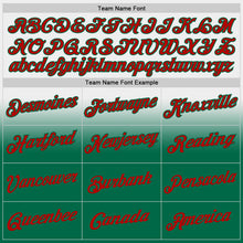 Laden Sie das Bild in den Galerie-Viewer, Custom Stitched White Red-Kelly Green Fade Fashion Sports Pullover Sweatshirt Hoodie