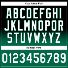 Laden Sie das Bild in den Galerie-Viewer, Custom Stitched Black White-Kelly Green Fade Fashion Sports Pullover Sweatshirt Hoodie