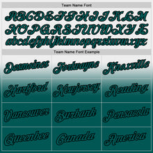 Laden Sie das Bild in den Galerie-Viewer, Custom Stitched White Midnight Green-Black Fade Fashion Sports Pullover Sweatshirt Hoodie