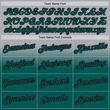 Charger l'image dans la galerie, Custom Stitched Gray Midnight Green-Black Fade Fashion Sports Pullover Sweatshirt Hoodie