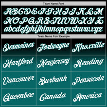 Laden Sie das Bild in den Galerie-Viewer, Custom Stitched Black White-Teal Fade Fashion Sports Pullover Sweatshirt Hoodie