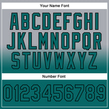 Charger l'image dans la galerie, Custom Stitched Gray Teal-Black Fade Fashion Sports Pullover Sweatshirt Hoodie