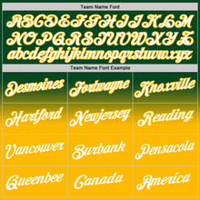 Laden Sie das Bild in den Galerie-Viewer, Custom Stitched Green White-Gold Fade Fashion Sports Pullover Sweatshirt Hoodie