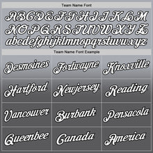 Load image into Gallery viewer, Custom Stitched Gray White Steel Gray-Black Fade Fashion Sports Pullover Sweatshirt Hoodie